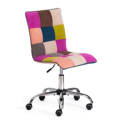 Кресло компьютерное ZERO (спектр) ткань, флок, цветной арт.15370 в Краснодаре - изображение