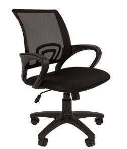 Кресло компьютерное CHAIRMAN 696 black Сетчатый акрил DW62 черный в Краснодаре - предосмотр