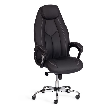 Кресло офисное BOSS Lux, кож/зам, черный, арт.21151 в Армавире - изображение
