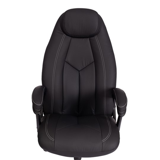 Кресло офисное BOSS Lux, кож/зам, черный, арт.21151 в Армавире - изображение 6