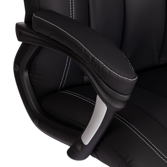 Кресло офисное BOSS Lux, кож/зам, черный, арт.21151 в Армавире - изображение 7
