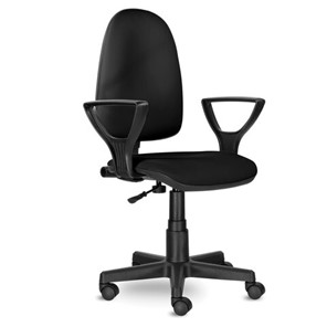 Компьютерное кресло Brabix Prestige Ergo MG-311 (регулируемая эргономичная спинка, кожзам, черное) 531877 в Краснодаре