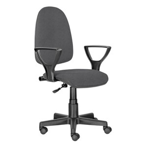 Кресло офисное Brabix Prestige Ergo MG-311 (регулируемая эргономичная спинка, ткань, серое) 531874 в Краснодаре