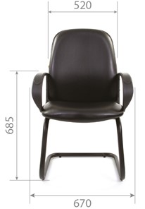 Офисное кресло CHAIRMAN 279V экокожа черная в Сочи - предосмотр 4