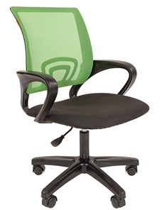 Компьютерное кресло CHAIRMAN 696 black LT, зеленое в Новороссийске
