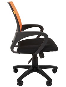 Кресло офисное CHAIRMAN 696 black Сетчатый акрил DW66 оранжевый в Армавире - предосмотр 5