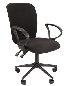 Кресло компьютерное CHAIRMAN 9801 BLACK, черное в Краснодаре