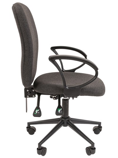 Офисное кресло CHAIRMAN 9801 BLACK, серое в Краснодаре - изображение 5