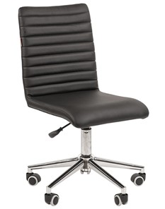 Кресло компьютерное CHAIRMAN 020, черное экокожа в Сочи