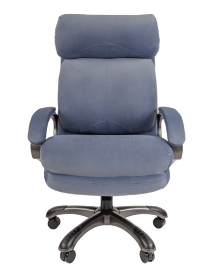Офисное кресло CHAIRMAN HOME 505, велюр голубое в Армавире - изображение 3