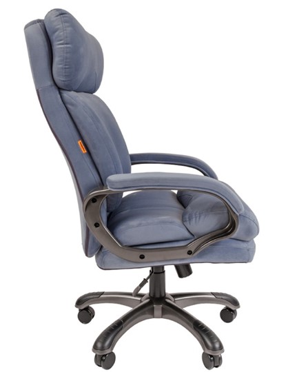Офисное кресло CHAIRMAN HOME 505, велюр голубое в Армавире - изображение 4