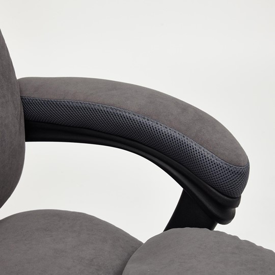 Кресло компьютерное DUKE флок/ткань, серый/серый, 29/TW-12 арт.14039 в Краснодаре - изображение 13