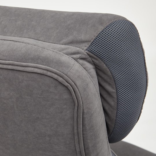 Кресло компьютерное DUKE флок/ткань, серый/серый, 29/TW-12 арт.14039 в Краснодаре - изображение 16