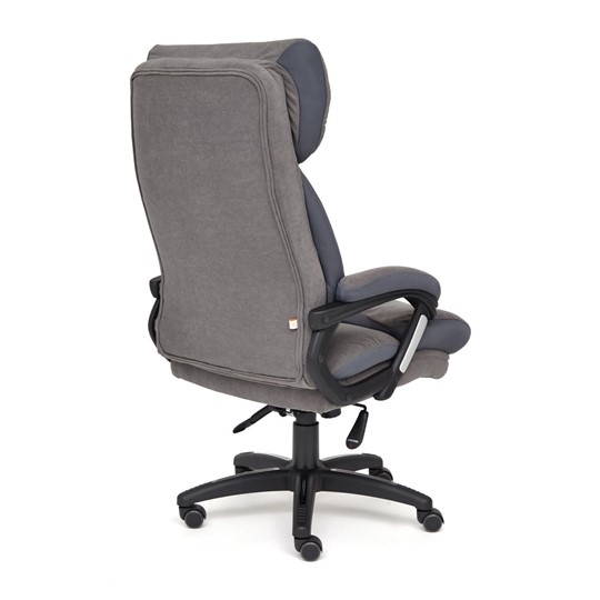 Кресло компьютерное DUKE флок/ткань, серый/серый, 29/TW-12 арт.14039 в Краснодаре - изображение 3