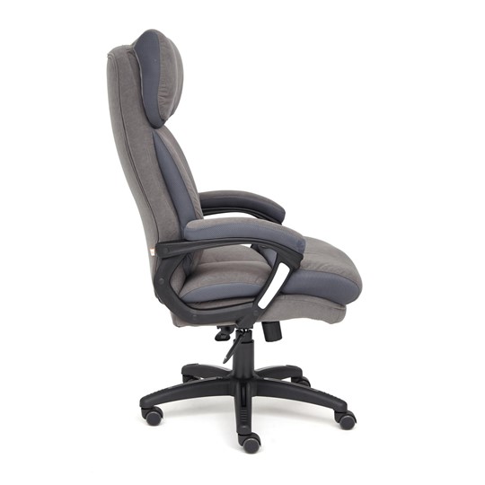 Кресло компьютерное DUKE флок/ткань, серый/серый, 29/TW-12 арт.14039 в Краснодаре - изображение 5