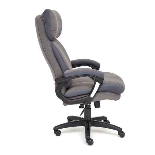 Кресло компьютерное DUKE флок/ткань, серый/серый, 29/TW-12 арт.14039 в Сочи - изображение 6