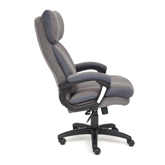 Кресло компьютерное DUKE флок/ткань, серый/серый, 29/TW-12 арт.14039 в Краснодаре - изображение 7