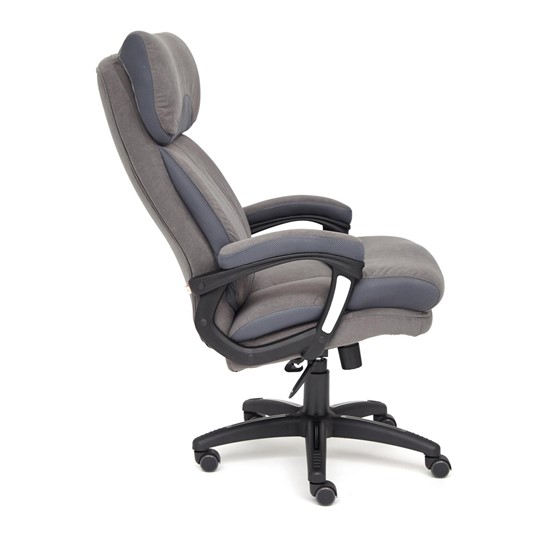 Кресло компьютерное DUKE флок/ткань, серый/серый, 29/TW-12 арт.14039 в Краснодаре - изображение 8