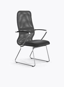 Кресло офисное Ergolife Sit 8 B2-9K - X1+Extra (Св.серый-Черный) в Краснодаре