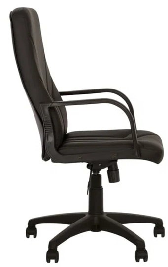 Офисное кресло MANAGER (PL64) экокожа ECO-30, черная в Сочи - изображение 2