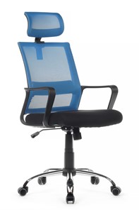 Офисное кресло RCH 1029HB, черный/синий в Краснодаре