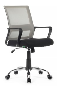 Кресло компьютерное Riva RCH 1029MB, серый/черный в Сочи