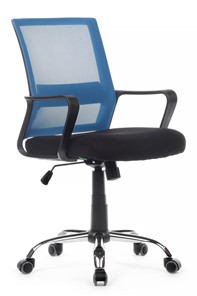 Компьютерное кресло Riva RCH 1029MB, черный/синий в Сочи