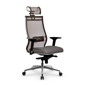 Офисное кресло Samurai SL-3.051 MPES Светло-Коричневый / Серый в Краснодаре
