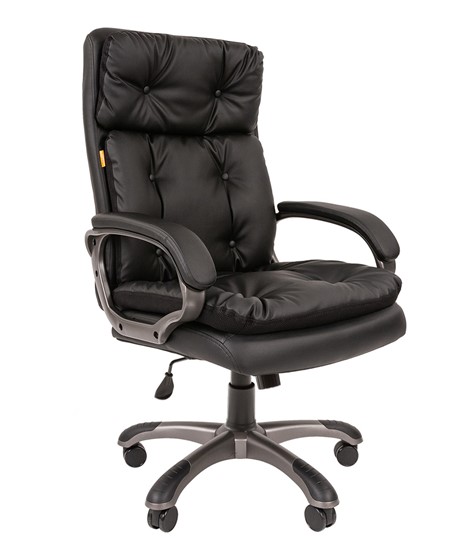 Офисное кресло CHAIRMAN 442 Экокожа черная в Сочи - изображение 1