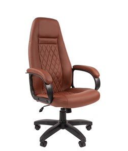 Офисное кресло CHAIRMAN 950LT Экокожа коричневая в Краснодаре