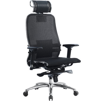 Кресло офисное Samurai S-3.04, черный плюс в Краснодаре - изображение