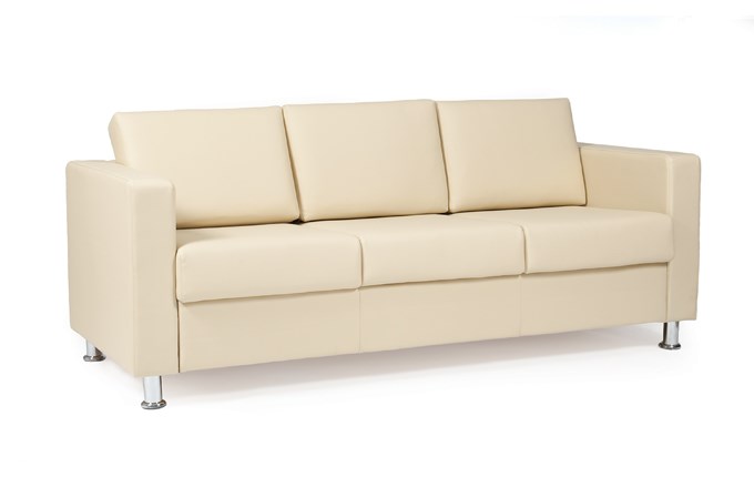 Прямой диван Симпл трехместный, экокожа в Армавире - изображение 1