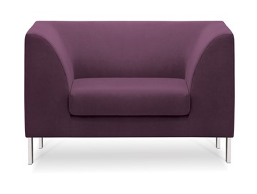 Кресло офисное Сиеста, ткань Сахара / фиолетовая С33 в Краснодаре