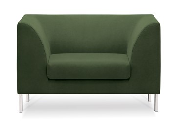 Мягкое офисное кресло Сиеста, ткань Сахара / зеленая С39 в Краснодаре