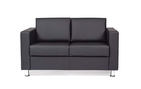 Офисный диван Симпл двухместный, экокожа в Сочи - изображение