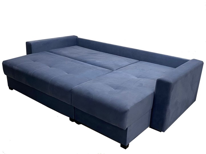 Угловой диван Комфорт 3 НПБ подлокотники МДФ, с оттоманкой в Сочи - изображение 1