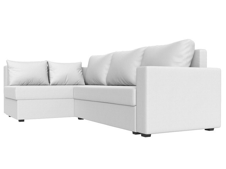 Угловой диван Мансберг, Белый (Экокожа) в Армавире - изображение 7