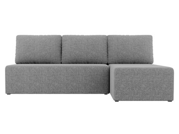 Угловой диван с оттоманкой Поло, Серый (рогожка) в Армавире - предосмотр 1