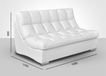 Прямой диван Брайтон без механизма 1580*1100*950 в Краснодаре