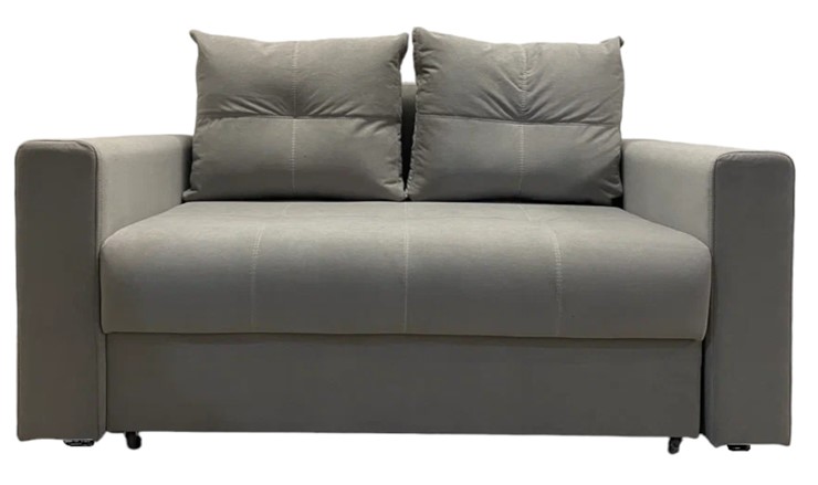 Прямой диван Комфорт 7 1200 ППУ+ЛАТЫ, широкий подлокотник в Краснодаре - изображение 1