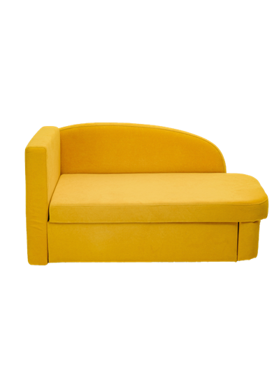 Диван-кровать левая Тедди желтый в Краснодаре - изображение 1