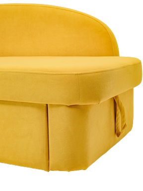 Диван-кровать левая Тедди желтый в Краснодаре - изображение 3
