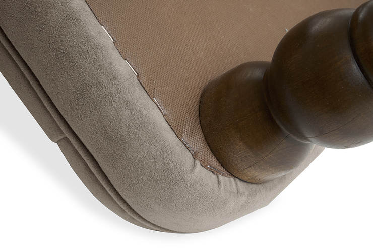 Прямой диван Бриджит бежевый ножки коричневые в Сочи - изображение 21