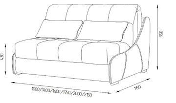 Прямой диван Токио 205 (ППУ) в Новороссийске - предосмотр 3
