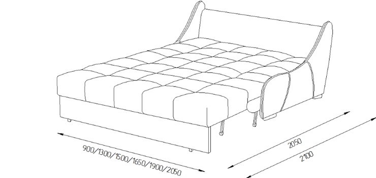 Прямой диван Токио 205 (ППУ) в Новороссийске - изображение 4