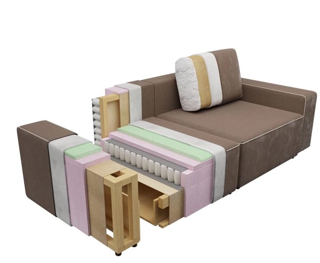 Прямой диван Пегас 1 БД в Сочи - изображение 3