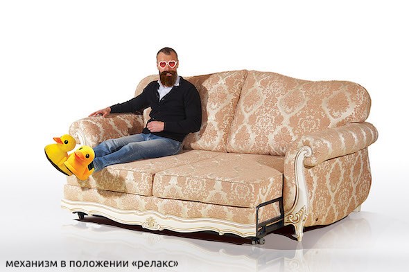 Прямой диван Лондон трехместный, механизм "Выкатной 160" в Новороссийске - изображение 8