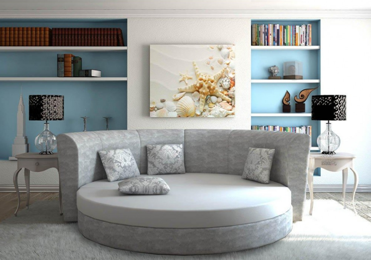 Круглый диван-кровать Смайл в Краснодаре - изображение 5
