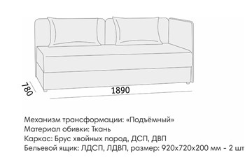 Прямой диван Орлеан 2 БД в Армавире - предосмотр 8
