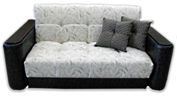 Прямой диван Аккордеон-1, 155 (круглые подлокотники) в Сочи - изображение